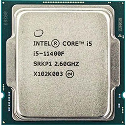 מעבד INTEL Core i5-11400F Tray 12MB LGA1200 65W NO GPU No FAN 1 מעבד INTEL Core i5-11400F Tray 12MB LGA1200 65W NO GPU No FAN