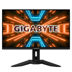 מסך מחשב Gigabyte M32Q 1Ms 2K QHD 1MS SS IPS KVM USB 3.0+C 8BITS
