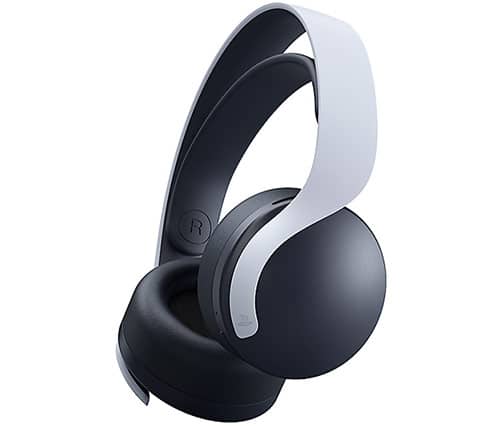 אוזניות עם מיקרופון Sony PlayStation 5 Pulse 3D Wireless Headset בצבע לבן ושחור
