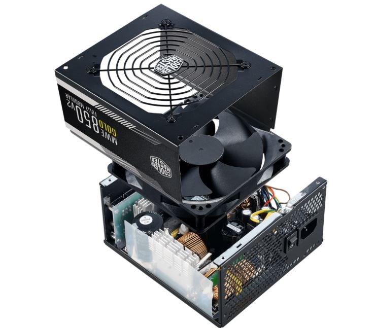 ספק כח COOLER MASTER MWE GOLD 850 V2 FULL MODULAR 3 ספק כח COOLER MASTER MWE GOLD 850 V2 FULL MODULAR – תמונה 3