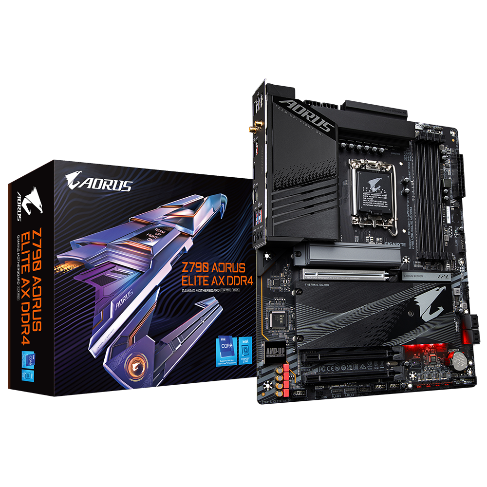 לוח Gigabyte Z790 AORUS ELITE AX DDR4 WIFI 6E 2.5GB Lan LGA1700 1 לוח Gigabyte Z790 AORUS ELITE AX DDR4 WIFI 6E 2.5GB Lan LGA1700