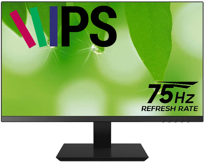 מסך Solid H2390 FHD IPS 5Ms VGA HDMI Speakers 75Hz Black 1 מסך Solid H2390 FHD IPS 5Ms VGA HDMI Speakers 75Hz Black