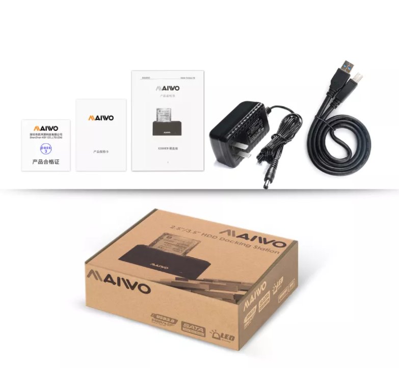 תחנת עגינה לדיסק בודד 3.5/2.5 MAIVO Single HDD DOCKING STATION 4 תחנת עגינה לדיסק בודד 3.5/2.5 MAIVO Single HDD DOCKING STATION – תמונה 4