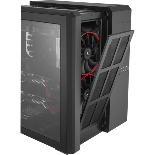 מארז ללא ספק CORSAIR AIR 540 BLACK High AirFlow ATX Cube Case 7 מארז ללא ספק CORSAIR AIR 540 BLACK High AirFlow ATX Cube Case – תמונה 7