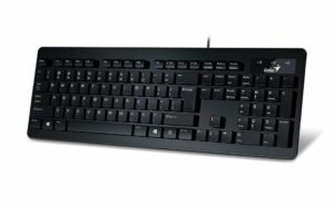 מקלדת חוטית עברית אנגלית GENIUS SlimStar 130