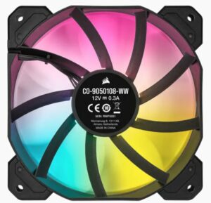 מאורר למארז Corsair iCue SP120 RGB ELITE Preformance 120mm PWM