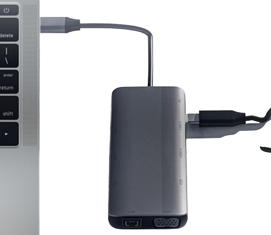 תחנת עגינה Netac WK15 Type-C 3.1 to lan USB3.0X3 Card Reader HDMI 2 תחנת עגינה Netac WK15 Type-C 3.1 to lan USB3.0X3 Card Reader HDMI – תמונה 2