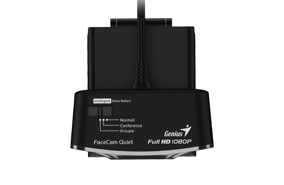 מצלמת רשת Genius FaceCam Quiet FHD Plus MIC Black 3 מצלמת רשת Genius FaceCam Quiet FHD Plus MIC Black – תמונה 3
