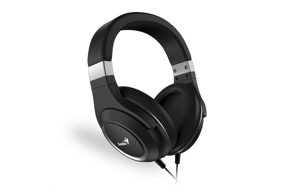 אוזניות ומיקרופון Genius HS-610 Black Deep Base 3.5MM JACK 2 אוזניות ומיקרופון Genius HS-610 Black Deep Base 3.5MM JACK – תמונה 2