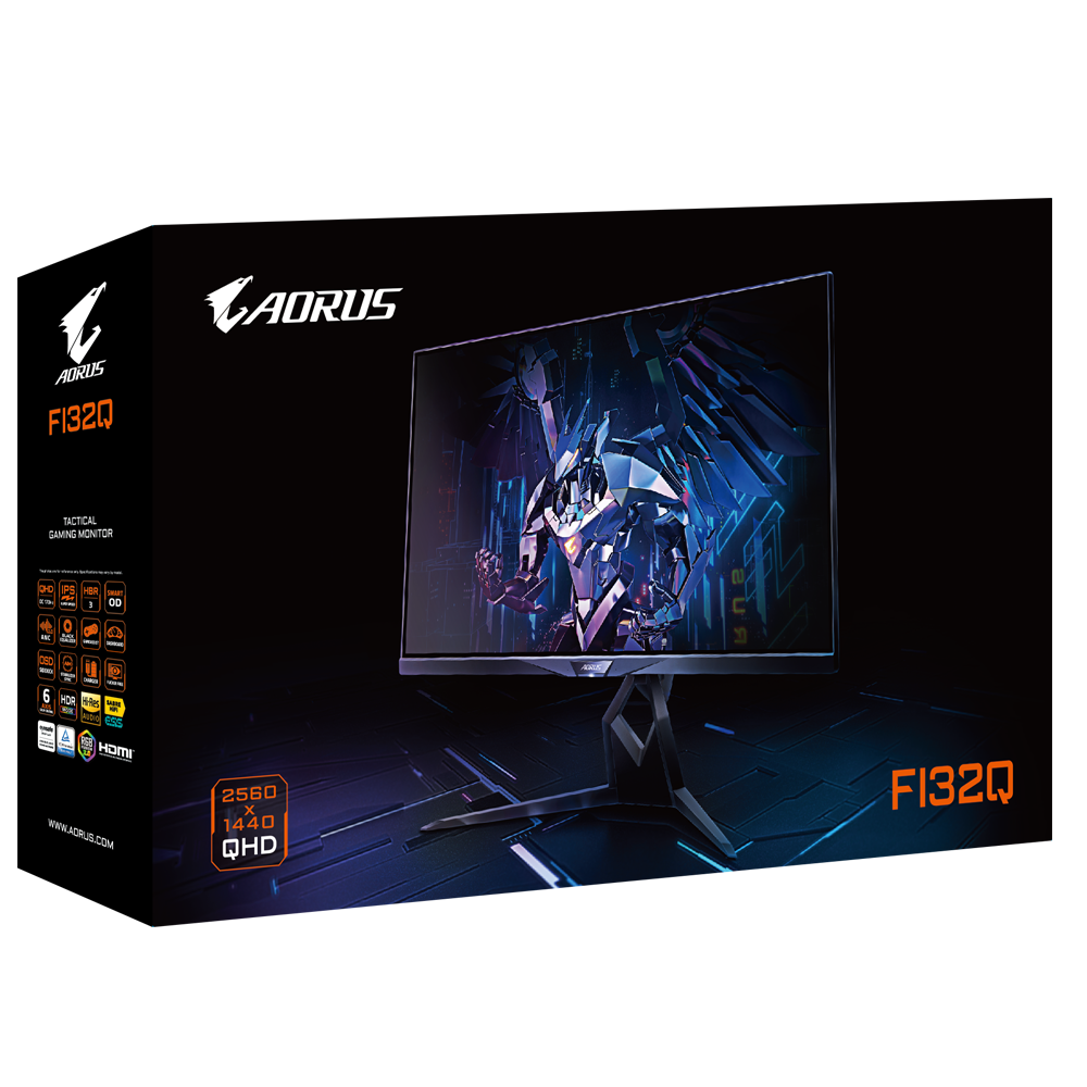 מסך גיימינג AORUS FI32Q 2k SS IPS 165HZ-170Hz OC 1MS kvm 8BIT HDR 6 מסך גיימינג AORUS FI32Q 2k SS IPS 165HZ-170Hz OC 1MS kvm 8BIT HDR – תמונה 6