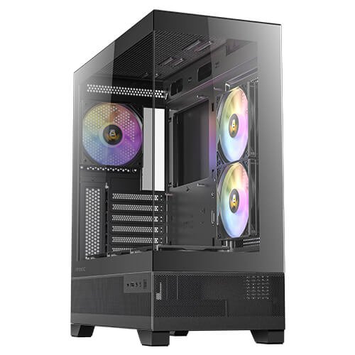 מארז שחור Antec CX700 ARGB BLACK ATX 3X120MM ARGB FANS USB-C 3 מארז שחור Antec CX700 ARGB BLACK ATX 3X120MM ARGB FANS USB-C – תמונה 3