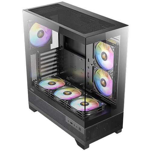 מארז שחור Antec CX700 ARGB BLACK ATX 3X120MM ARGB FANS USB-C 2 מארז שחור Antec CX700 ARGB BLACK ATX 3X120MM ARGB FANS USB-C – תמונה 2