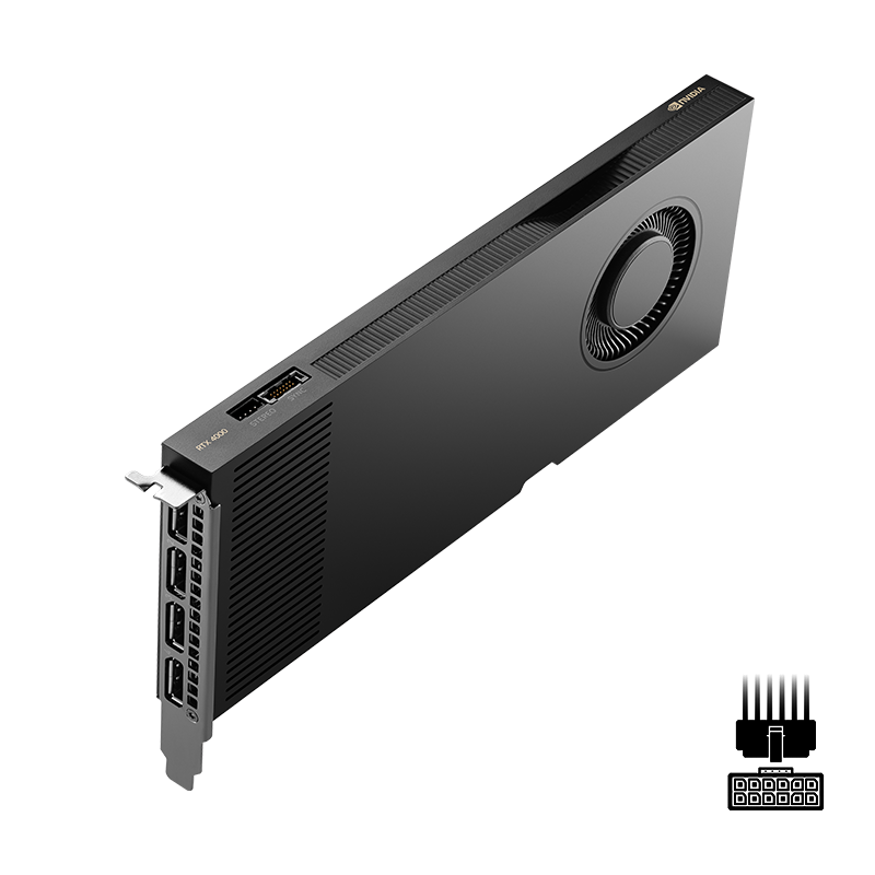 כ.מסך PNY NVIDIA RTX 4000 ADA 20GB 327.6 TFLOPS Tensor Core 1 כ.מסך PNY NVIDIA RTX 4000 ADA 20GB 327.6 TFLOPS Tensor Core