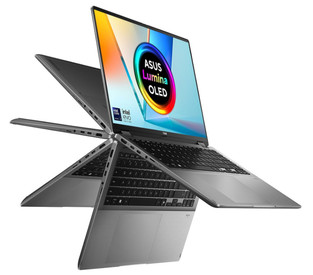 ASUS VivoBook 16 Flip Ultra5 226V 16GB 512NVME Oled 3K Touch DOS 4 ASUS VivoBook 16 Flip Ultra5 226V 16GB 512NVME Oled 3K Touch DOS – תמונה 4