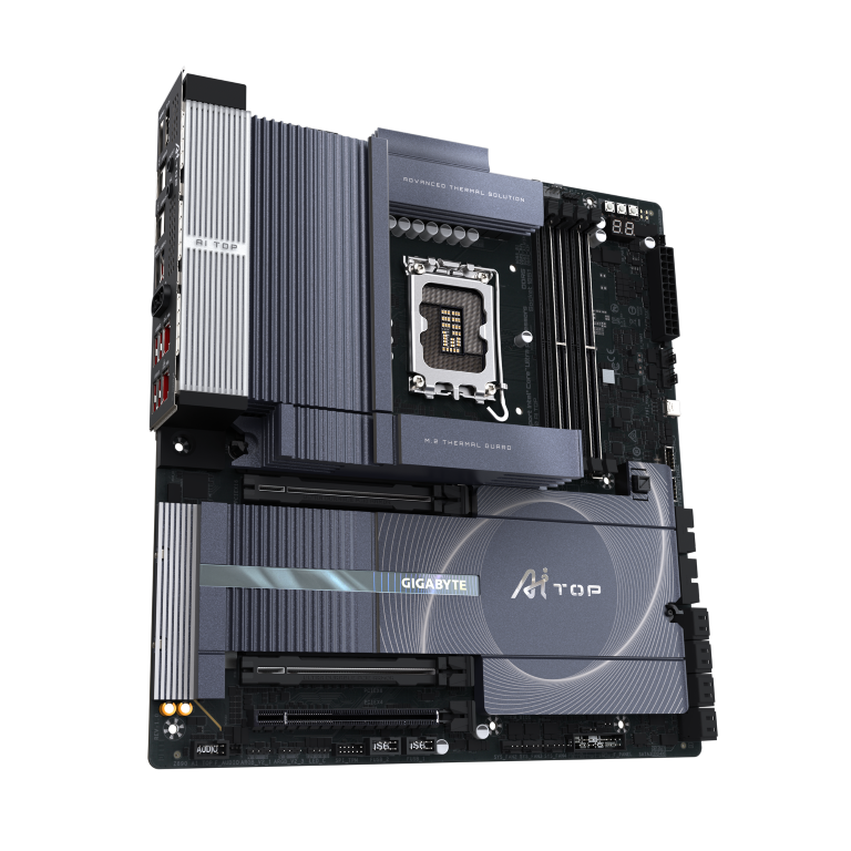 לוח אם Gigabyte Z890 AI TOP DDR5 10GB LAN Thunderbolt 5 WIFI7 2 לוח אם Gigabyte Z890 AI TOP DDR5 10GB LAN Thunderbolt 5 WIFI7 – תמונה 2