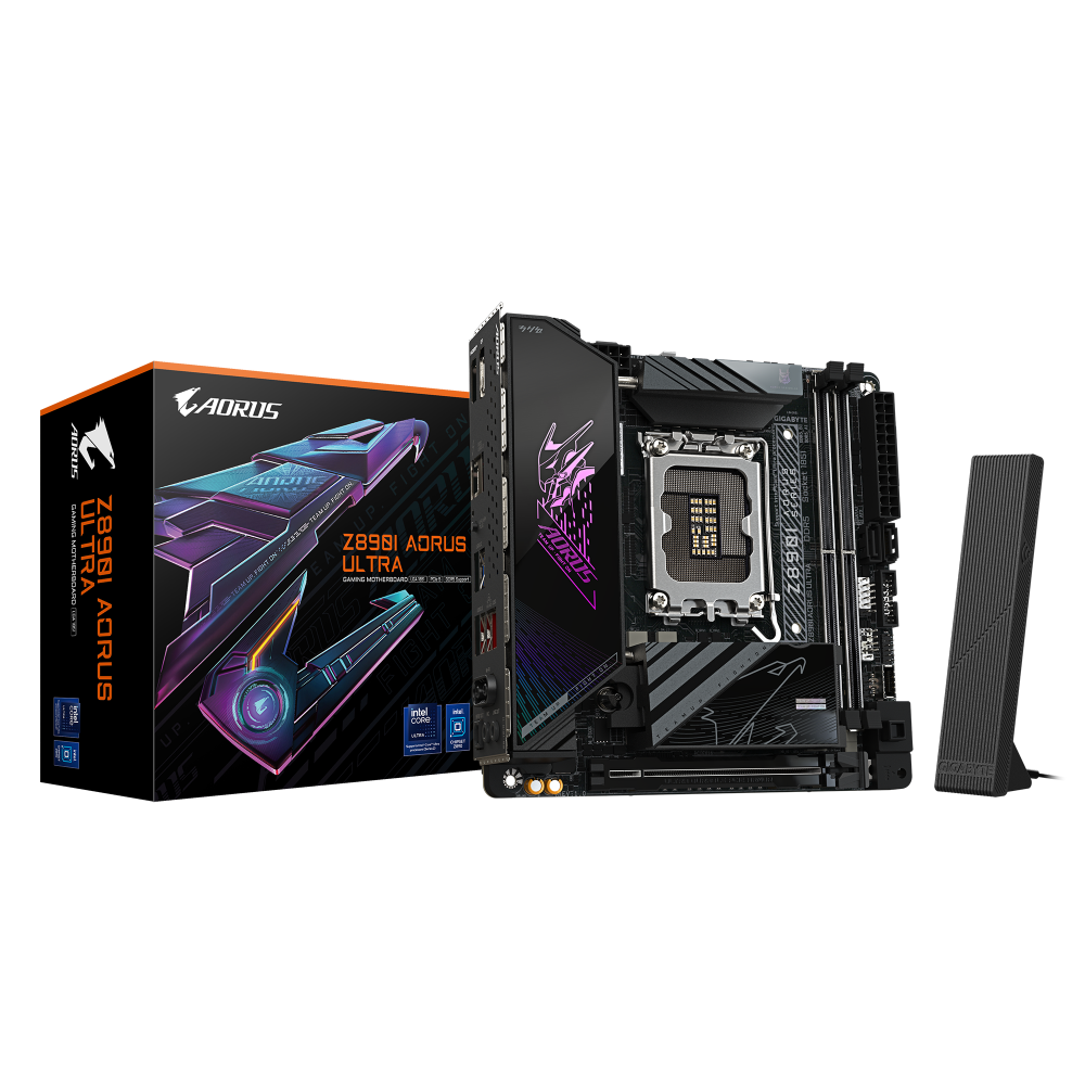 לוח דור 15 Gigabyte Z890i AORUS ULTRA Mini-ITX WiFi7 LGA1851 1 לוח דור 15 Gigabyte Z890i AORUS ULTRA Mini-ITX WiFi7 LGA1851