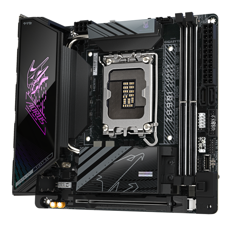 לוח דור 15 Gigabyte Z890i AORUS ULTRA Mini-ITX WiFi7 LGA1851 2 לוח דור 15 Gigabyte Z890i AORUS ULTRA Mini-ITX WiFi7 LGA1851 – תמונה 2