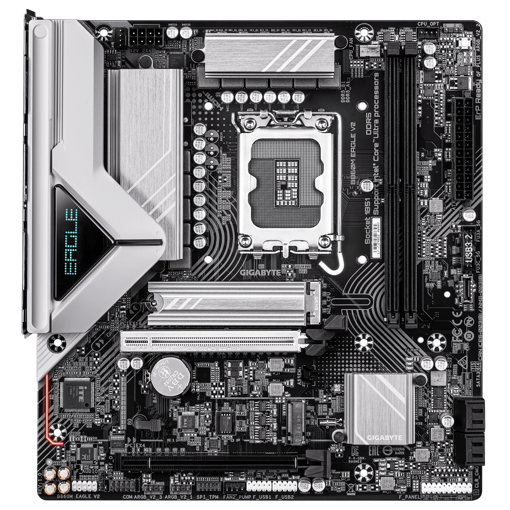 לוח למעבד דור 15 Gigabyte B860M EAGLE V2 M-ATX 2.5GB LAN 2 לוח למעבד דור 15 Gigabyte B860M EAGLE V2 M-ATX 2.5GB LAN – תמונה 2