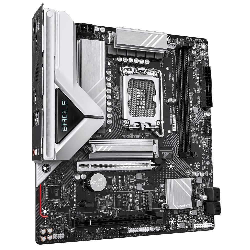 לוח למעבד דור 15 Gigabyte B860M EAGLE V2 M-ATX 2.5GB LAN 3 לוח למעבד דור 15 Gigabyte B860M EAGLE V2 M-ATX 2.5GB LAN – תמונה 3