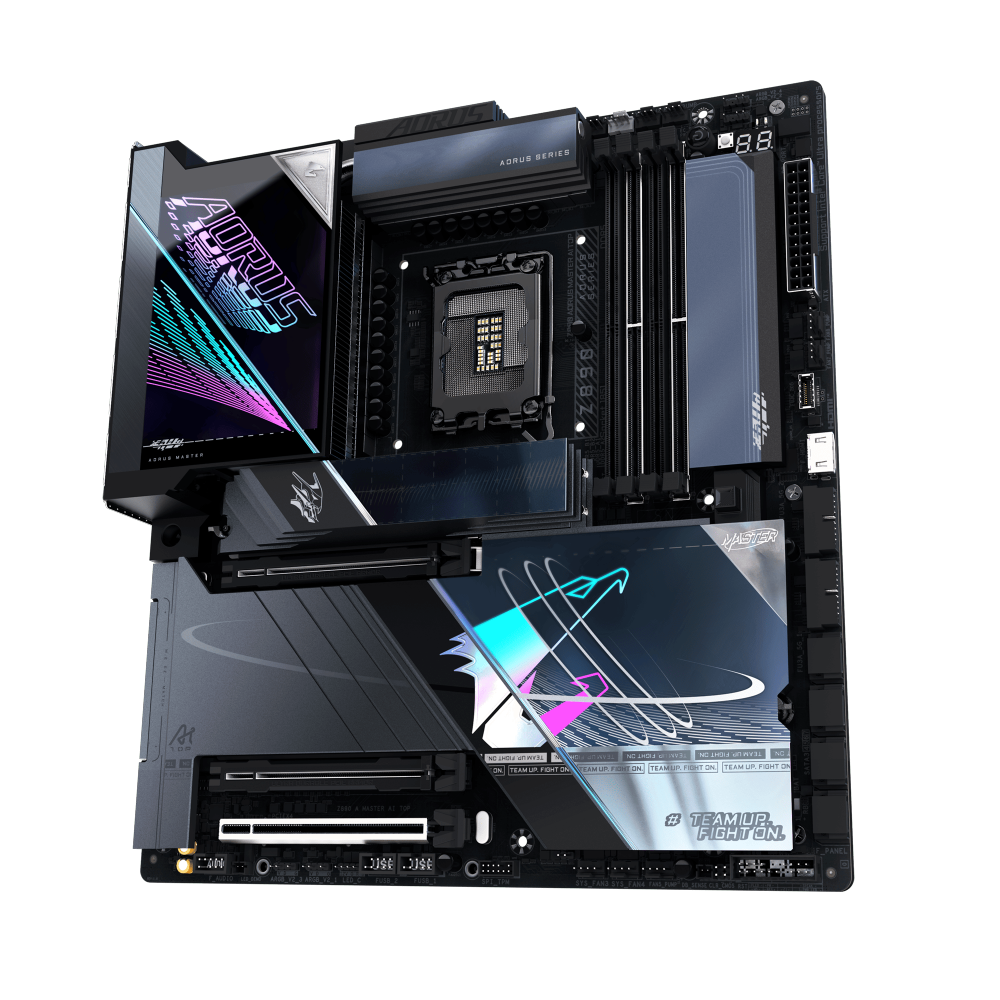 לוח אינטל דור 15 GIGABYTE Z890 AORUS MASTER AI TOP E-ATX WIFI7 4 לוח אינטל דור 15 GIGABYTE Z890 AORUS MASTER AI TOP E-ATX WIFI7 – תמונה 4