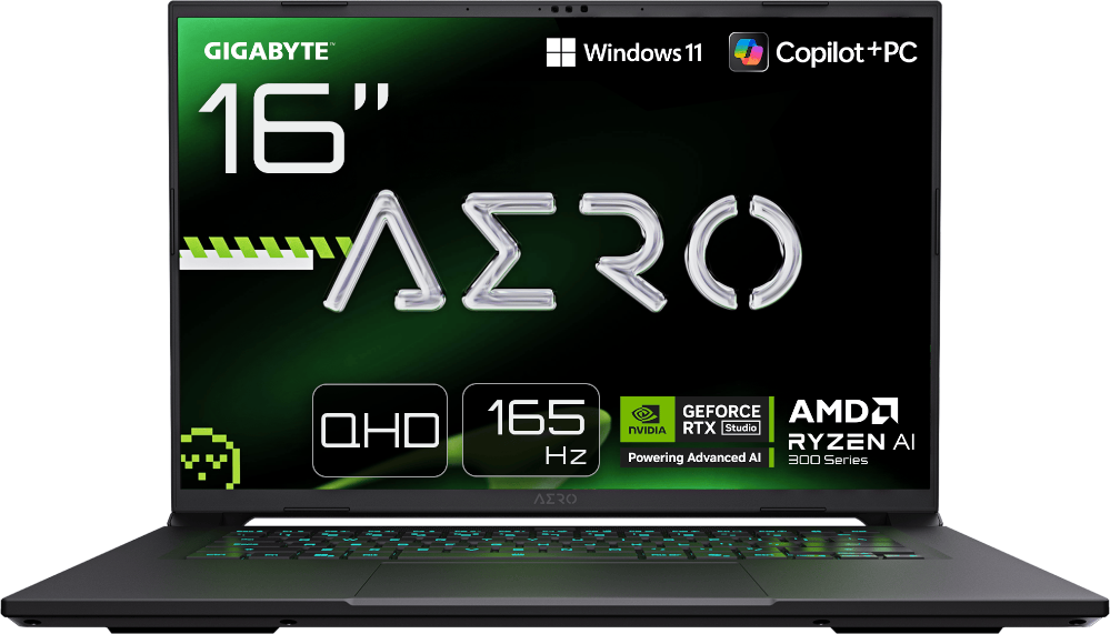 מחשב נייד GIGABYTE AERO X16 2WH R9 HX370 32GB DDR5 1TB 5070 WIN11 1 מחשב נייד GIGABYTE AERO X16 2WH R9 HX370 32GB DDR5 1TB 5070 WIN11