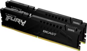 זכרון לנייח Kingston FURY Beast 32GB 2x16GB 5600Mhz DDR5 CL36 AMD