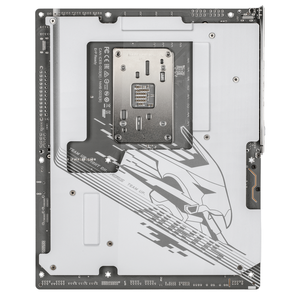 לוח אם GIGABYE X870E AORUS PRO X3D ICE WIFI7 DDR5 5GBE 5 לוח אם GIGABYE X870E AORUS PRO X3D ICE WIFI7 DDR5 5GBE – תמונה 5