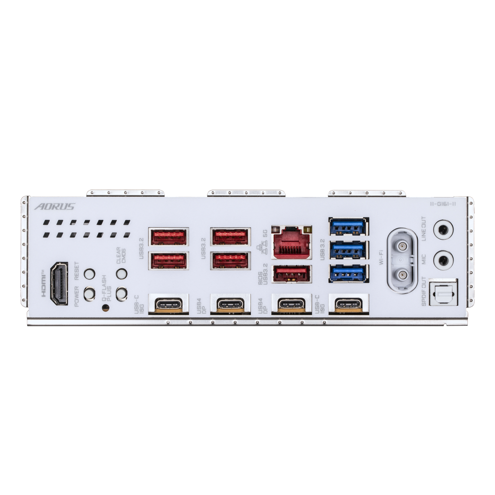 לוח אם GIGABYE X870E AORUS PRO X3D ICE WIFI7 DDR5 5GBE 4 לוח אם GIGABYE X870E AORUS PRO X3D ICE WIFI7 DDR5 5GBE – תמונה 4