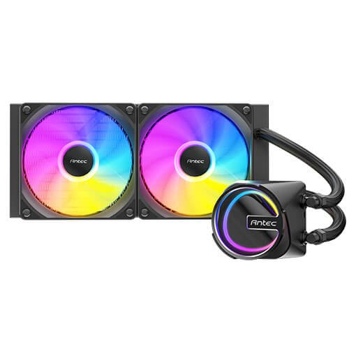 קירור נוזלי כפול Antec SKELETON 240 ARGB Black INTEL/AMD 3 קירור נוזלי כפול Antec SKELETON 240 ARGB Black INTEL/AMD – תמונה 3