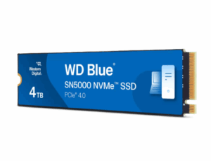 דיסק פנימי WD Blue SN5000 NVMe SSD 4TB PCIe Gen4X4 2280