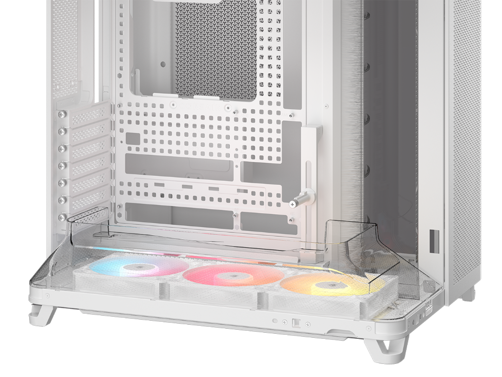 מארז Corsair AIR 5400 RS-R ARGB E-ATX 3XUSB 3.2 Type-C White 6 מארז Corsair AIR 5400 RS-R ARGB E-ATX 3XUSB 3.2 Type-C White – תמונה 6
