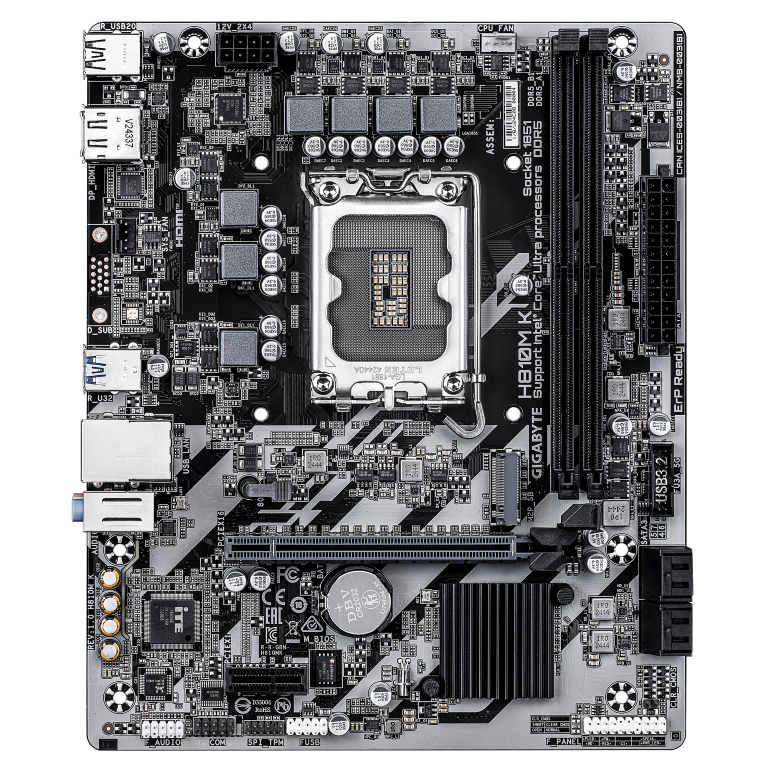 לוח אם דור 15 Gigabyte H810M K DDR5 M-Atx 2 לוח אם דור 15 Gigabyte H810M K DDR5 M-Atx – תמונה 2