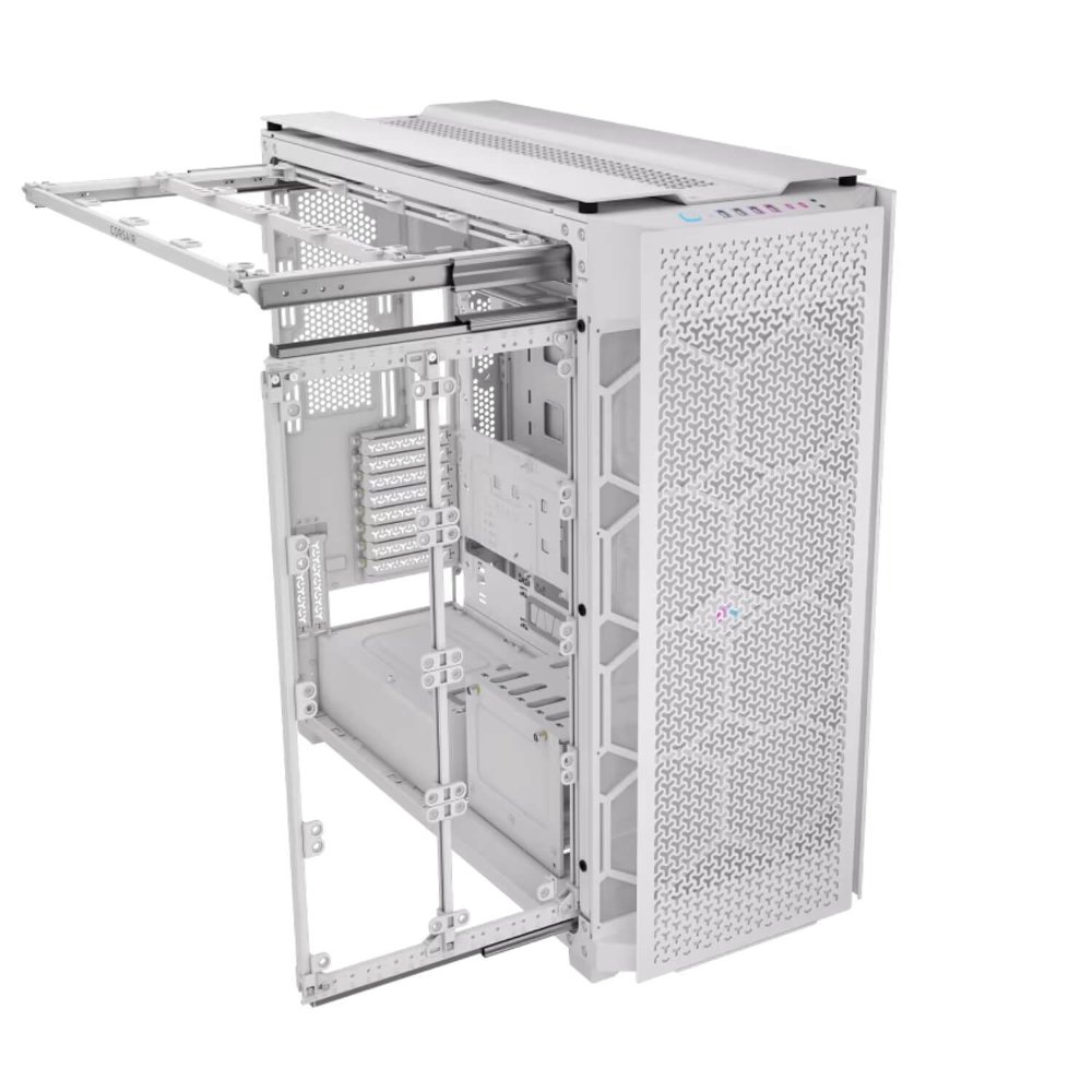 מארז לבן Corsair 9000D Airflow E-ATX Super-Tower Type-C InfiniRai 5 מארז לבן Corsair 9000D Airflow E-ATX Super-Tower Type-C InfiniRai – תמונה 5
