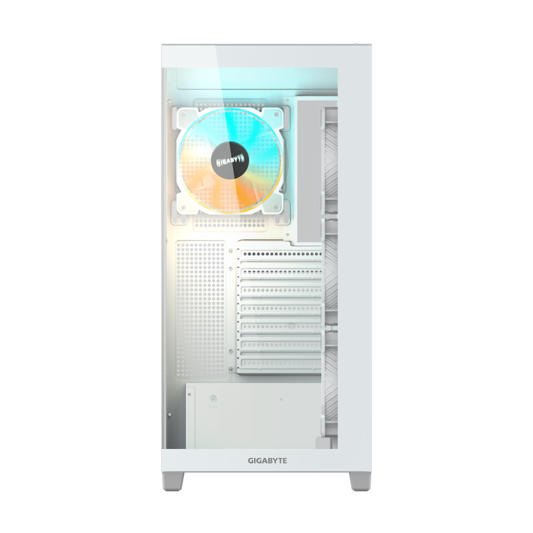 מארז לבן GIGABYTE C500 PANORAMIC STEALTH ICE Mid-Tower ATX 6 מארז לבן GIGABYTE C500 PANORAMIC STEALTH ICE Mid-Tower ATX – תמונה 6