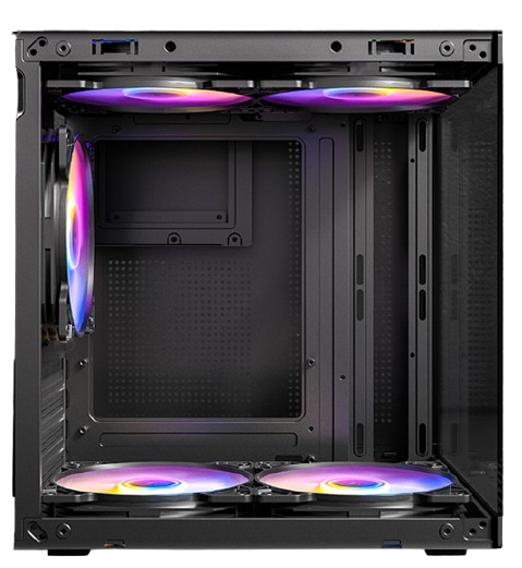 מארז Antec VCX10M ARGB Mini Tower Micro-Atx 5XARGB 120mm Fan 2 מארז Antec VCX10M ARGB Mini Tower Micro-Atx 5XARGB 120mm Fan – תמונה 2