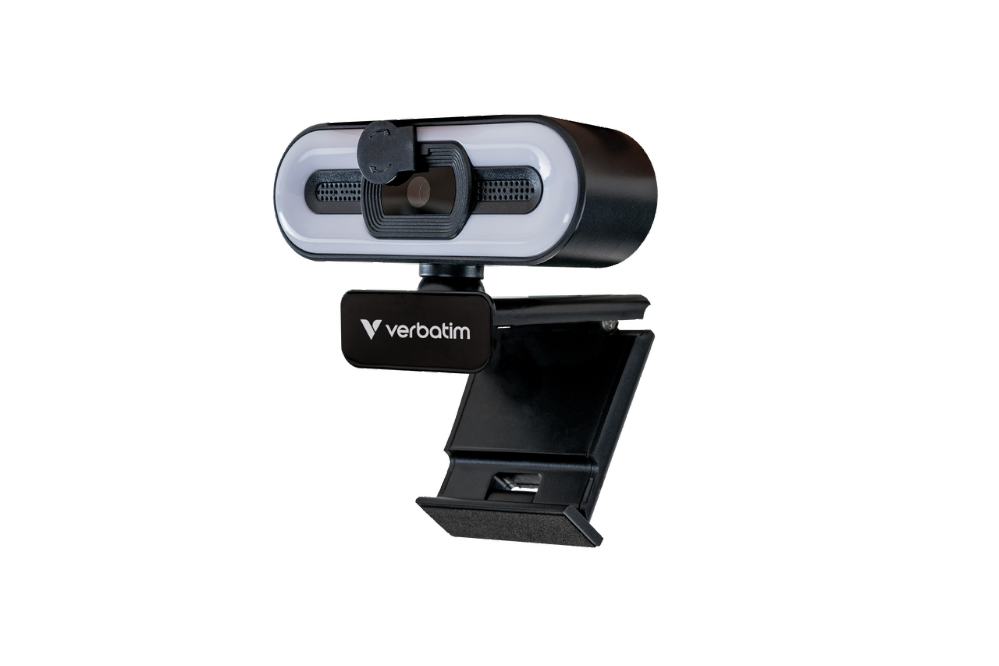 מצלמה Verbatim AWC-02 FHD 1080P Autofocus with Mic and Light 3 מצלמה Verbatim AWC-02 FHD 1080P Autofocus with Mic and Light – תמונה 3