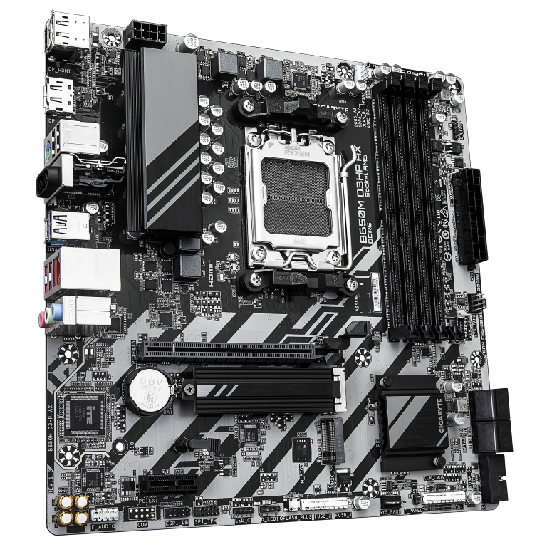 לוח אם Gigabyte B650M D3HP AX 1.3 DDR5 AM5 WIFI BT Micro-Atx 3 לוח אם Gigabyte B650M D3HP AX 1.3 DDR5 AM5 WIFI BT Micro-Atx – תמונה 3