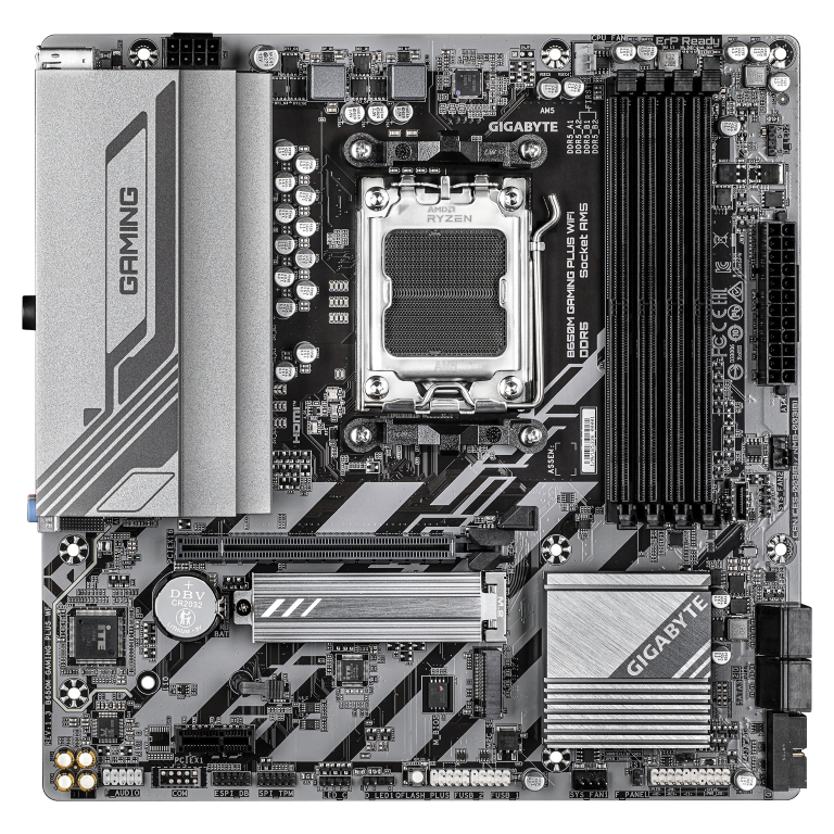 לוח אם Gigabyte B650M GAMING PLUS WF 1.3 AM5 DDR5 Micro-Atx 2 לוח אם Gigabyte B650M GAMING PLUS WF 1.3 AM5 DDR5 Micro-Atx – תמונה 2
