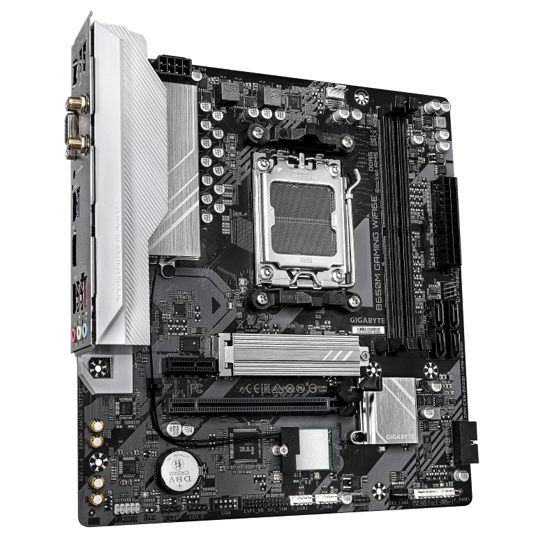 לוח אם Gigabyte B650M Gaming WIFI 6E 1.4 AM5 DDR5 Micro-ATX 3 לוח אם Gigabyte B650M Gaming WIFI 6E 1.4 AM5 DDR5 Micro-ATX – תמונה 3