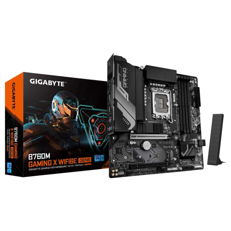 לוח אם Gigabyte B760M G X WF6E GEN5 DDR5 Micro-ATX 2.5GB Lan 1 לוח אם Gigabyte B760M G X WF6E GEN5 DDR5 Micro-ATX 2.5GB Lan