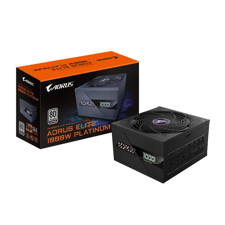 ספק כוח AORUS ELITE P1000W 80 Plus Platinum Modular PCIe 5.0 1 ספק כוח AORUS ELITE P1000W 80 Plus Platinum Modular PCIe 5.0