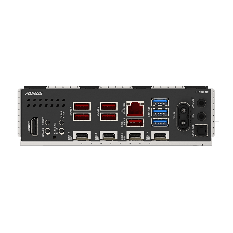 לוח אם Gigabyte X870E AORUS PRO X3D AMD AM5 ATX WIFI7 DDR5 4 לוח אם Gigabyte X870E AORUS PRO X3D AMD AM5 ATX WIFI7 DDR5 – תמונה 4