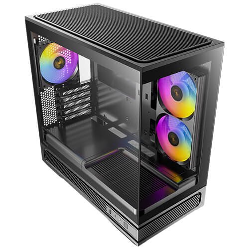 מארז Compact Micro-ATX Case 270Desgrees Full View ANTEC C2M ARGB 2 מארז Compact Micro-ATX Case 270Desgrees Full View ANTEC C2M ARGB – תמונה 2