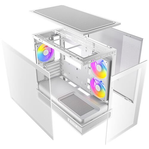 מארז ANTEC C2M ARGB Compact Micro-ATX Case 270Desgrees Full View 5 מארז ANTEC C2M ARGB Compact Micro-ATX Case 270Desgrees Full View – תמונה 5