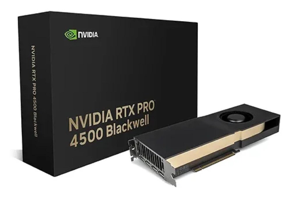 כרטיס מסך NVIDIA RTX PRO 4500 Blackwell 32GB GDDR7 ECC 1 כרטיס מסך NVIDIA RTX PRO 4500 Blackwell 32GB GDDR7 ECC