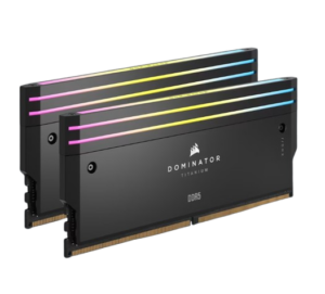 ז. לנייח Corsair Dominator Titanium RGB 32GB 2X16 DDR5 6000 C30