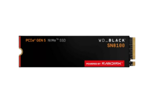 דיסק פנימי WD Black SN8100 1TB NVMe PCIe 5.0 M2 2280