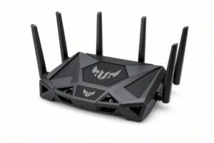 נתב ASUS TUF BE6500 WIFI7 Dual Band 4x2.5G 6 ANT USB Mesh