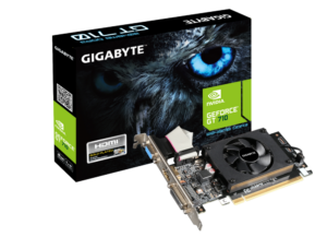 כרטיס מסך Gigabyte GT 710 2GB 2.0 VGA DVI HDMI Low Profile