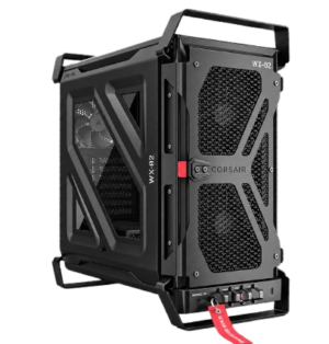 מארז שחור ידיות InfiniRail בלי מאווררים Corsair WARTH Mid Tower